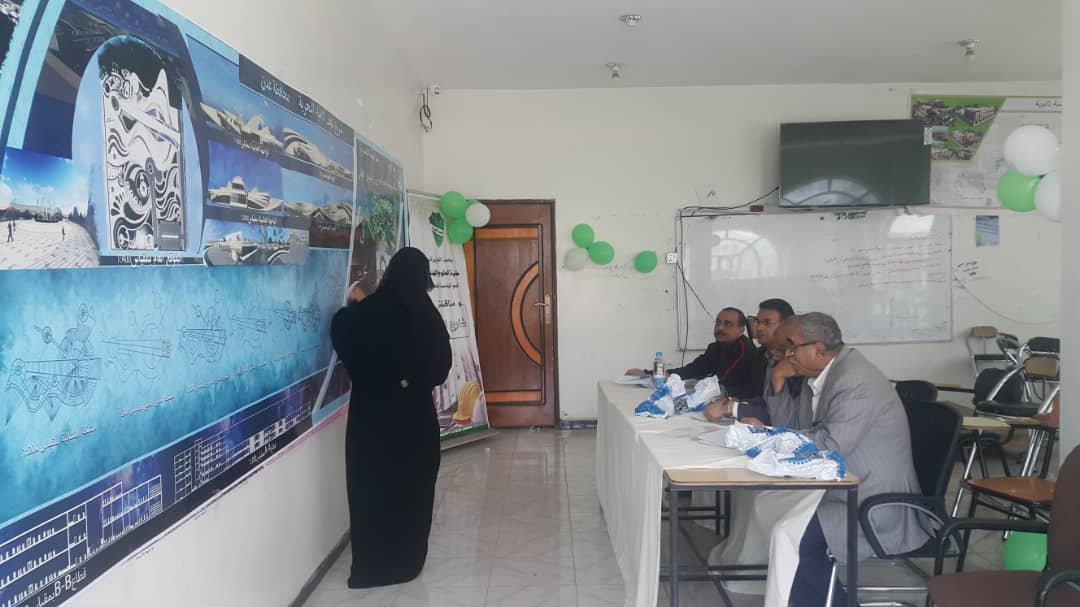 مناقشة مشاريع تخرج قسم الهندسة المعمارية_ كلية العلوم والهندسة المجموعة الثانية